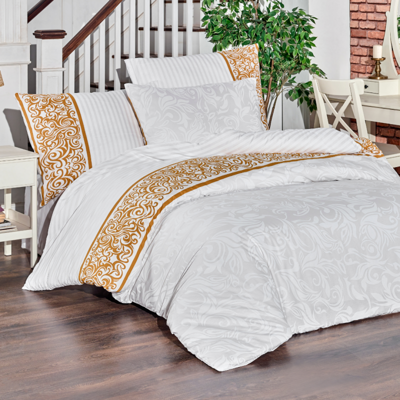 bele bombažne obleke Angelika