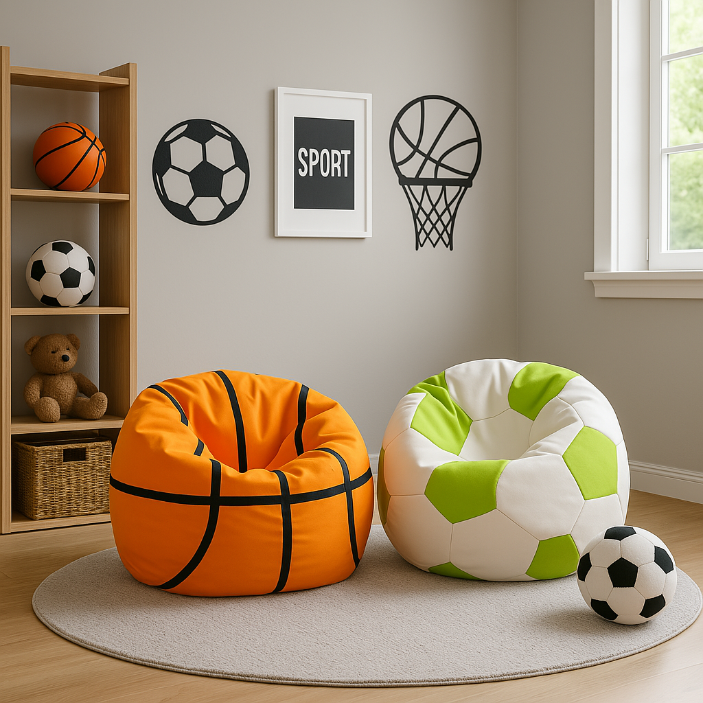 vreča za sedenje bele limete