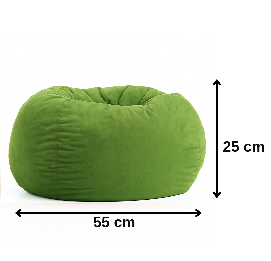 Sedací vak leňošník zelený EMI