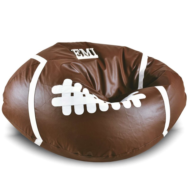bean bag ball temno rjava
