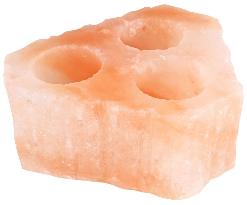 solni svečnik za tri sveče