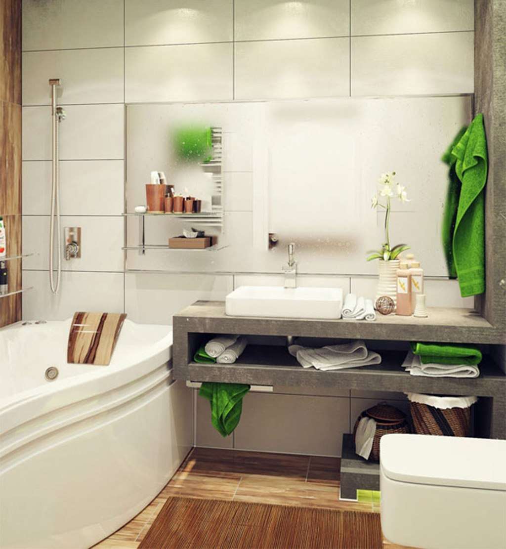 zelena bombažna brisača