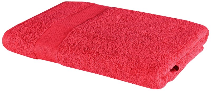 rdeča bombažna brisača