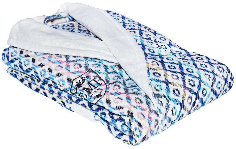 Ženska jutranja obleka iz mehkega frotirja