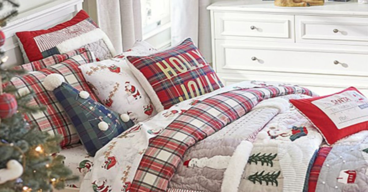 BOŽIČNO POSTELJNO PERILO BO IZBOLJŠALO BOŽIČNO VZDUŠJE V VSAKI SPALNICI