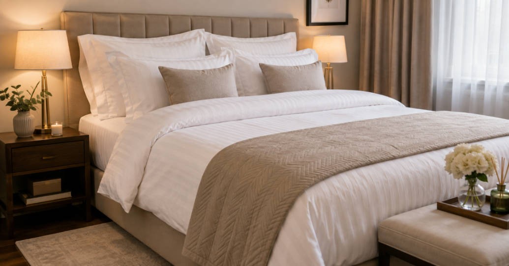 KAKO DOMA USTVARITI HOTELSKO POSTELJO? UŽIVAJTE V RAZKOŠNEM SPANJU